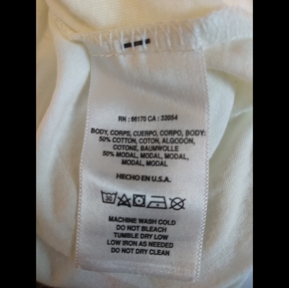 Anthropologie T.La Cream Ruffle Sleeve Tee - Picture 2 of 7